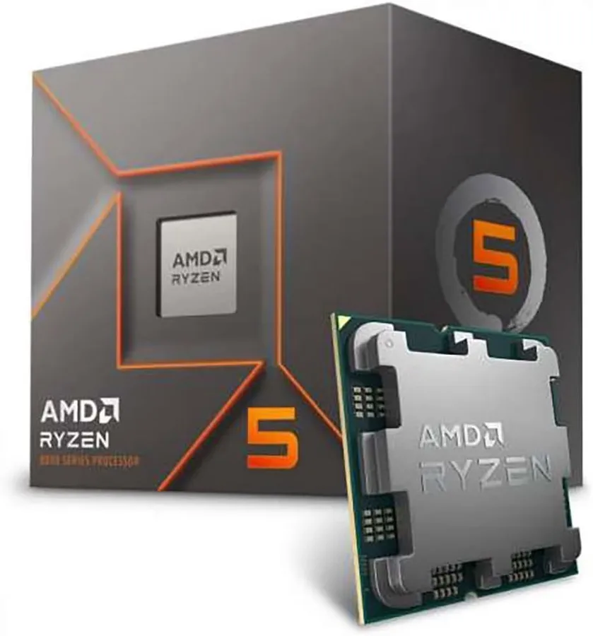 Processador AMD Ryzen 5 8400F AM5 6 Cores 12 Threads 4.7 GHz 22 MB CacheSem VídeoCom Cooler