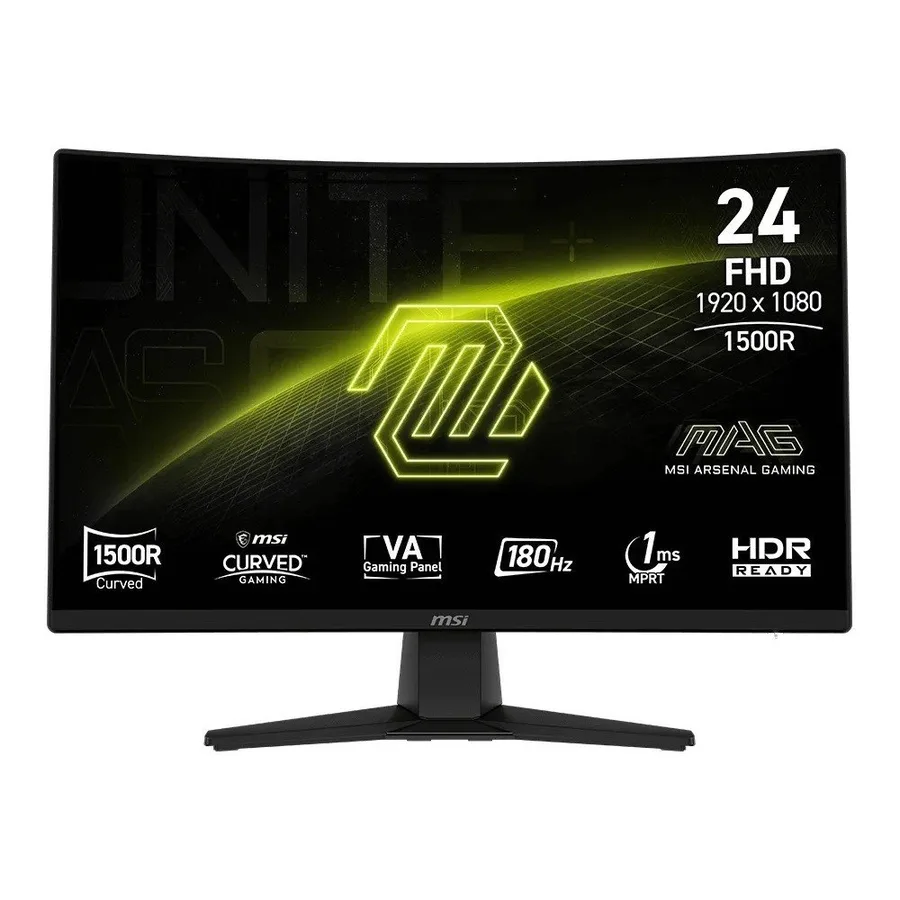 Monitor Gamer MSI MAG 242C, 23.6, Full HD, 180Hz - 9S6-3BC31T-004