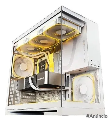 Gabinete Gamer Geometric Future Model 5 Branco