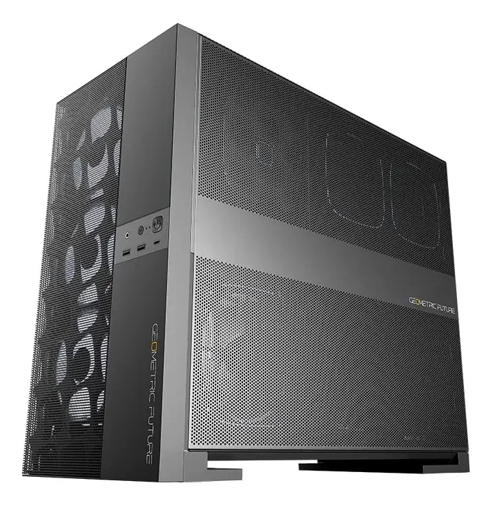 Gabinete Gamer Geometric Future Model 5 Vent Negro