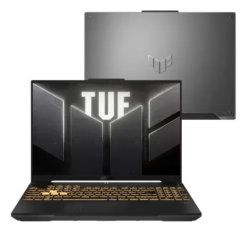 Notebook ASUS TUF Gamer F16 FX607VU NVIDIA RTX 4050 Intel Core 5 210H 16GB RAM 512GB SSD Linux 16 LCD LED FHD nível IPS 144 Hz RL385