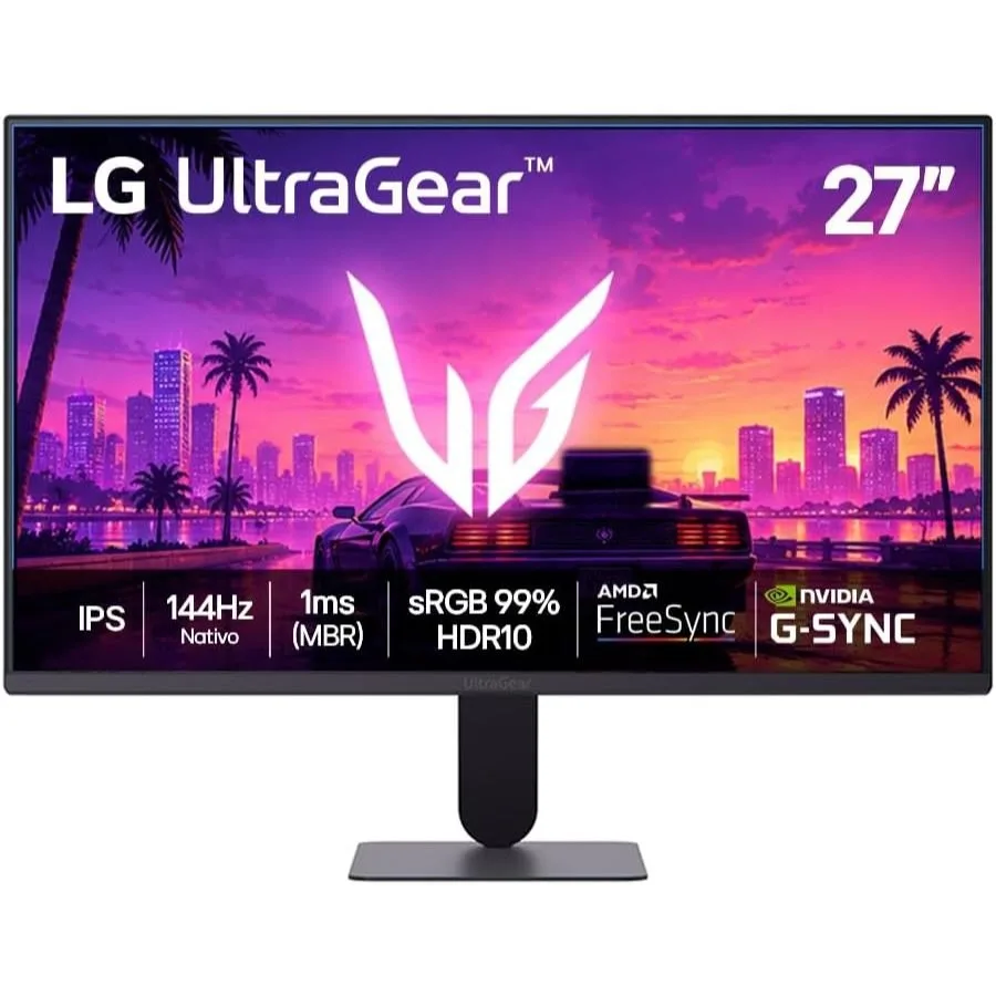 Monitor Gamer LG UltraGear 27 FHD 144Hz IPS - 27G411B-B
