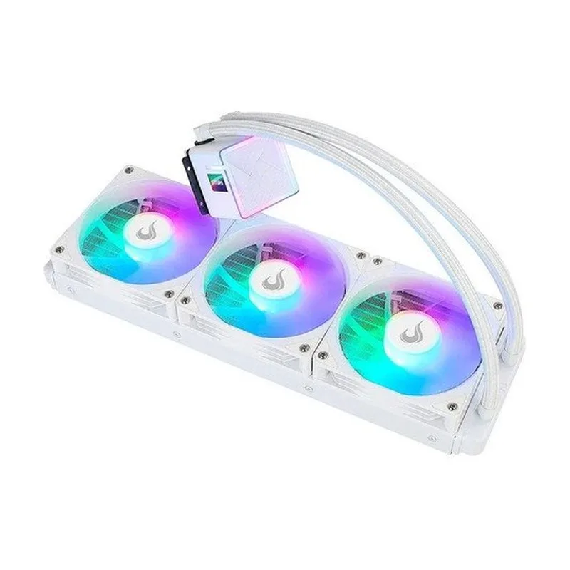 Water Cooler Gamer Rise Mode Frost Argb Rainbow 360mm Branco
