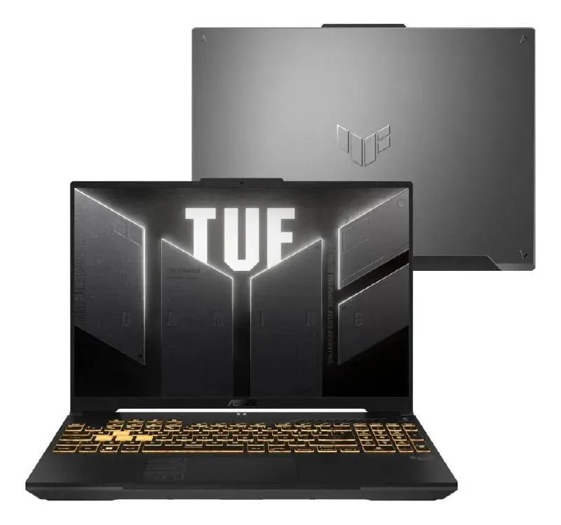 Notebook ASUS TUF Gamer F16 FX607VU NVIDIA RTX 4050 Intel 5 210H 16GB RAM 512GB SSD Linux LED FHD 16 IPS 144Hz RL385