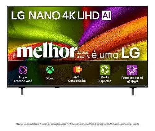 Smart TV 4K 65 LG NANO UHD AI