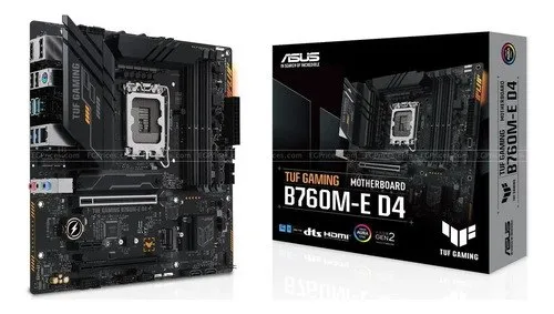 Placa Mãe Asus Tuf Gaming B760m-e D4 B760 Lga 1700 Matx Ddr4