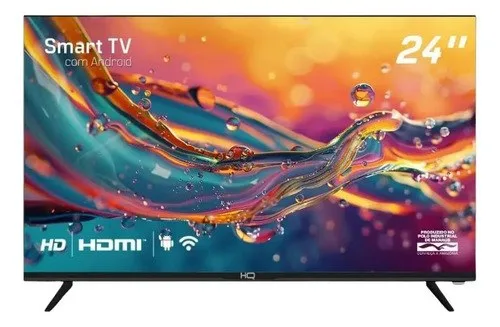 Smart Tv Hq 24 Led 3 Hdmi 2 Usb Wi-fi Android Hqs24nkhm