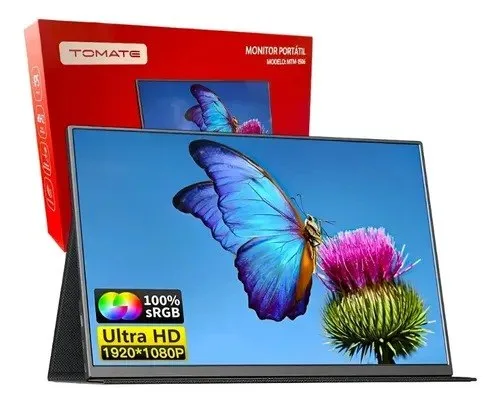 Monitor Portátil 15,6 Tomate MTM-1506 Full HD IPS Ultra Slim USB-CHDMI.