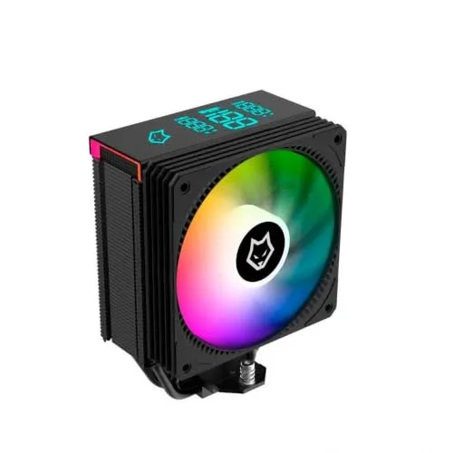 Air Cooler ARGB com Display Husky Alisius 500, AMDINTEL, 90mm, 95W - HAC500PT