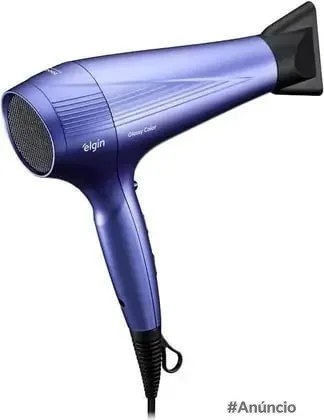 Secador De Cabelo Glossy Color 2000W Secagem Rapida Elgin