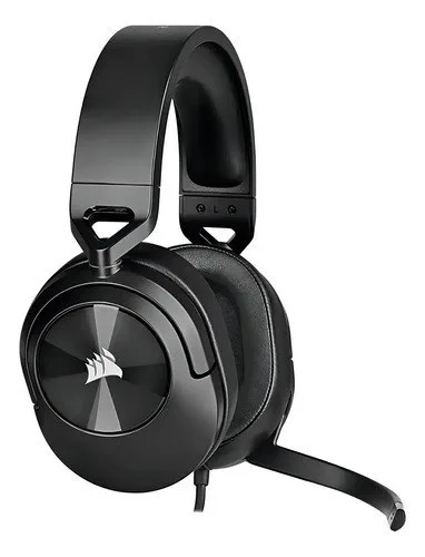 Headset Gamer Corsair HS55 Com Microfone e LED, Preto