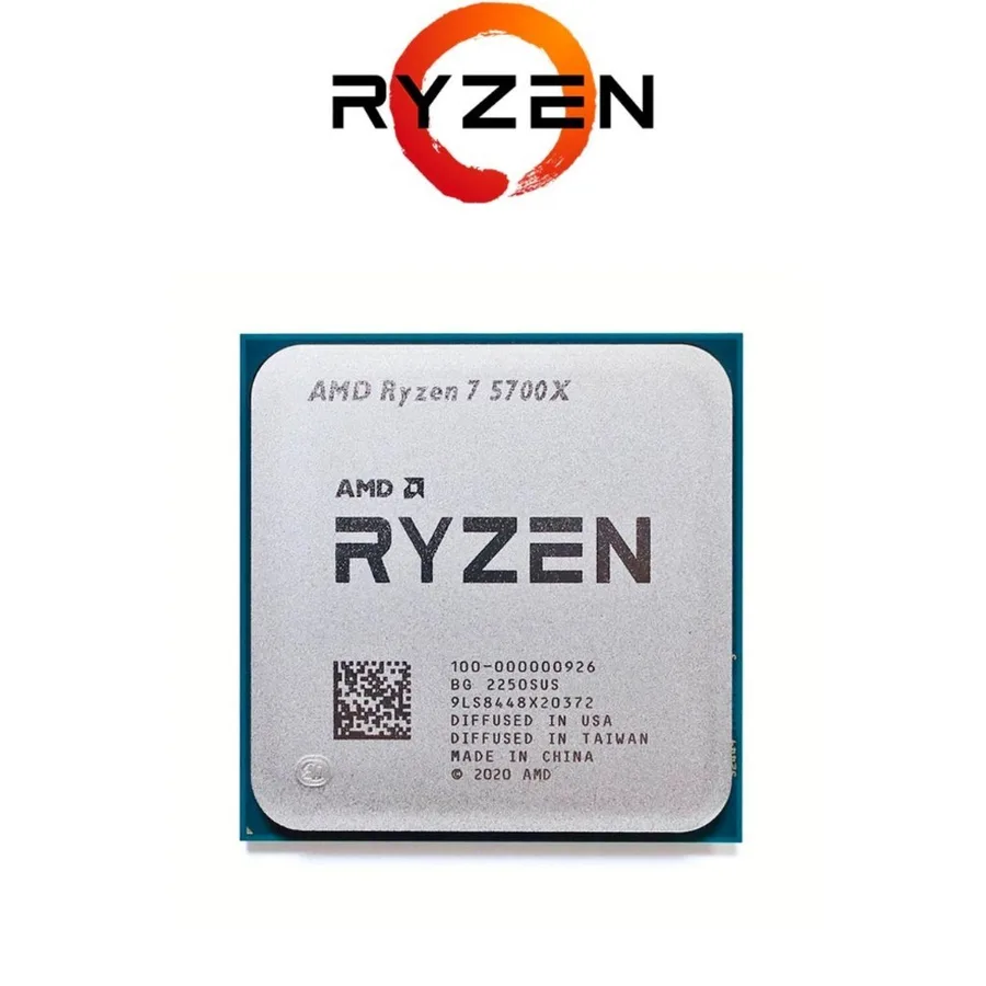 5700x Processador Ryzen 7 5700x 3.4ghz 4.6ghz Max - Novo SBox