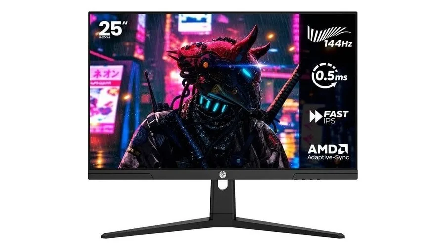 Monitor Gamer Haiz 25 144hz 0.5ms 1920x1080 HDR10 Resolução FHD HDMIDP Painel IPS VESA Alta Taxa de Atualização