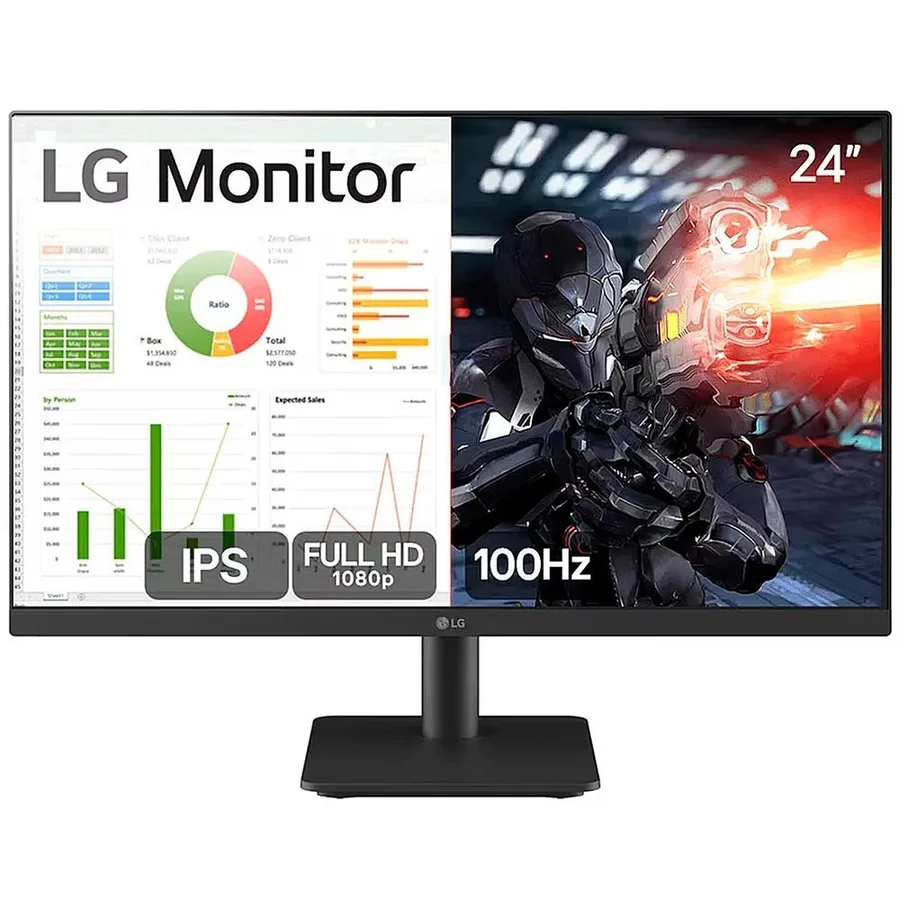 Monitor LG Gamer 24 100Hz 5ms Full HD - 24MS500-B