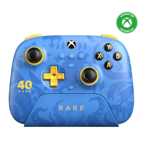 8BitDo Ultimate 3-mode Wireless Controller for Xbox, Hall Effect Joysticks, Pro Back Buttons, Compatibility with Xbox Series XS  Xbox One, Apple, Windows PC  Android - Rare 40th Anniversary Edition
