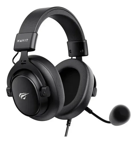 Headset Gamer Havit H2015se Drivers 53mm Microfone Removivel Preto