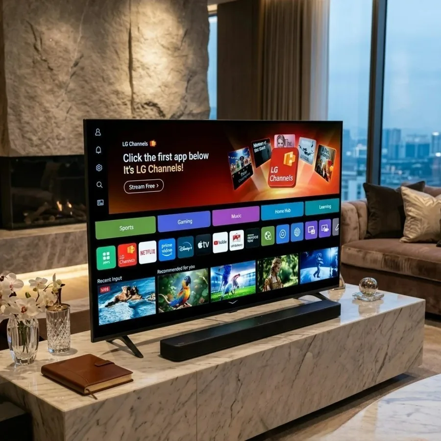 Smart TV 4K 43 LG NANO UHD AI NU850 2026 Processador α7 Ger9 HDR10 Xbox Bluetooth Wi-Fi AI Search Google Gemini webOS 26 - 43NU850BPSA