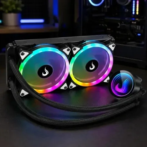 Water Cooler 240mm  Rise Mode  Black Argb