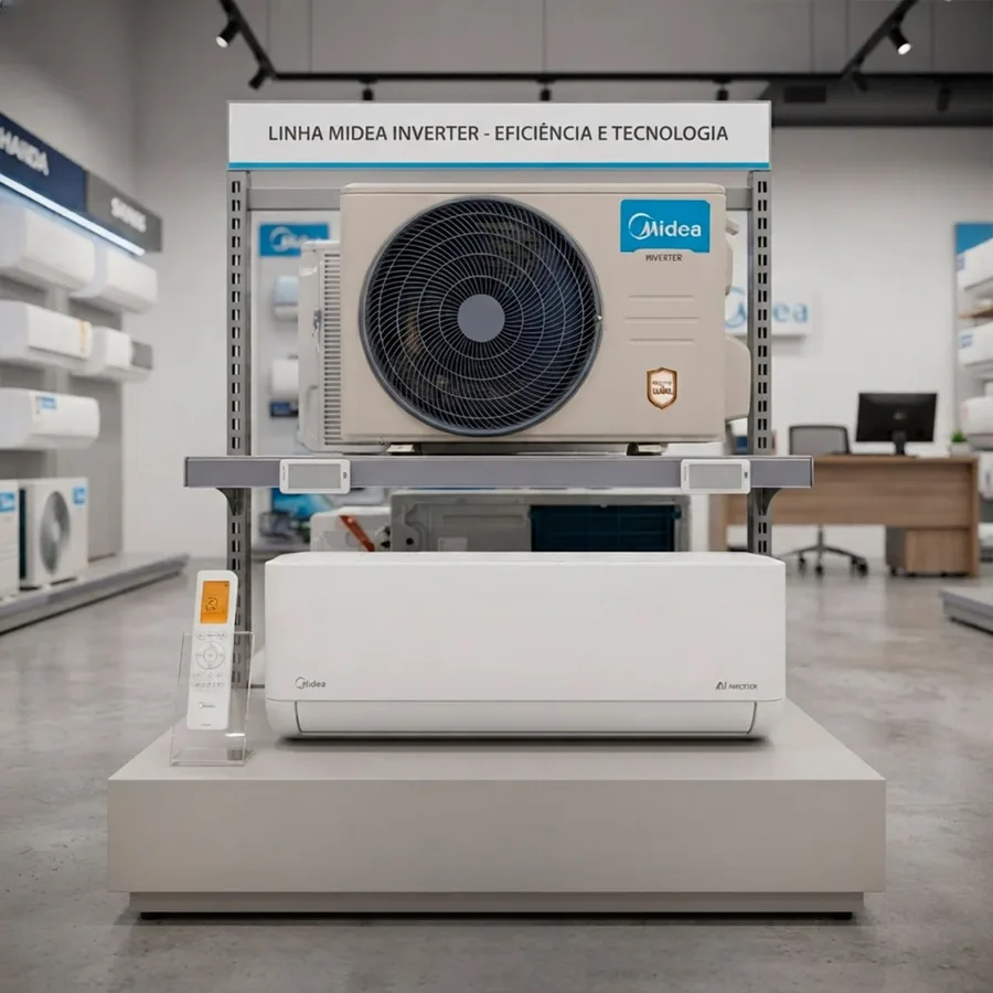 Ar Condicionado Split Inverter Midea Ai 12000 Btus Frio 127v 110v