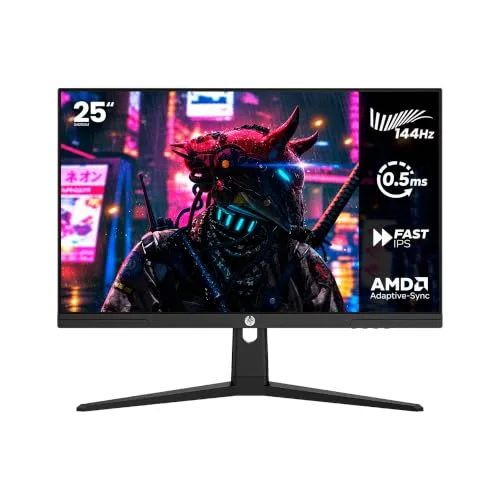 Haiz Monitor Gamer 25 144hz 0.5ms 1920x1080 Adaptative Sync FHD HDMIDP IPS VESA