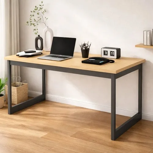 Mesa Escritório Industrial 150x60 Reforçado Ferro Homeoffice