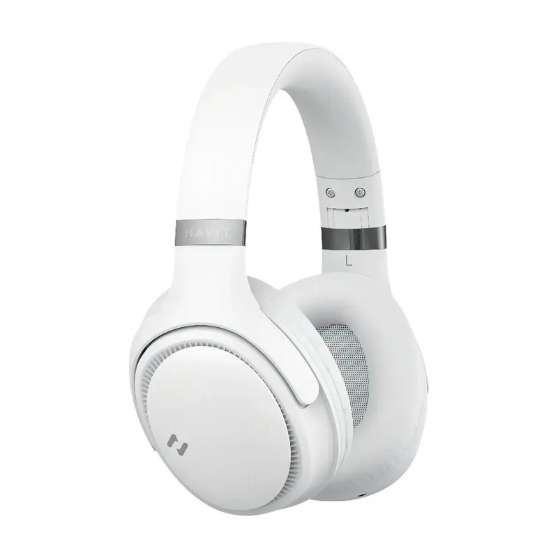 Heaphone Havit H630bt Bluetooth 5.3 On-ear 3d 55h Cor Bege