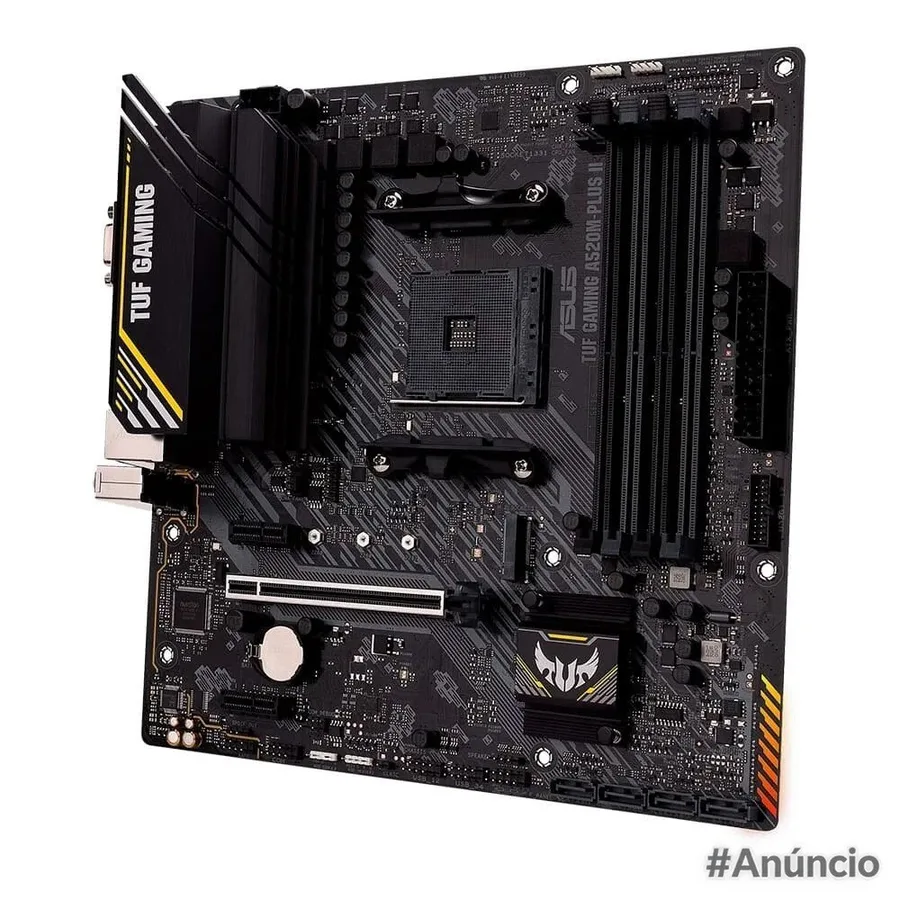 Placa Mae Asus Tuf Gaming A520M Plus Ii Amd Am4 Matx Ddr4 Preto 90Mb17G0 M0Eay0