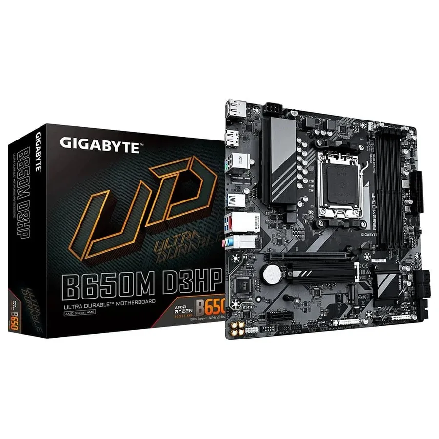 Placa Mae Gigabyte B650M D3Hp Amd Am5 Micro Atx Ddr5 Preto B650M D3Hp