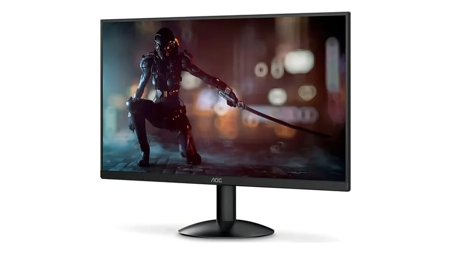 Monitor gamer Aoc Série B30 21.5 Full Hd Gaming 120hz 1ms 22b30hm23 cor preto