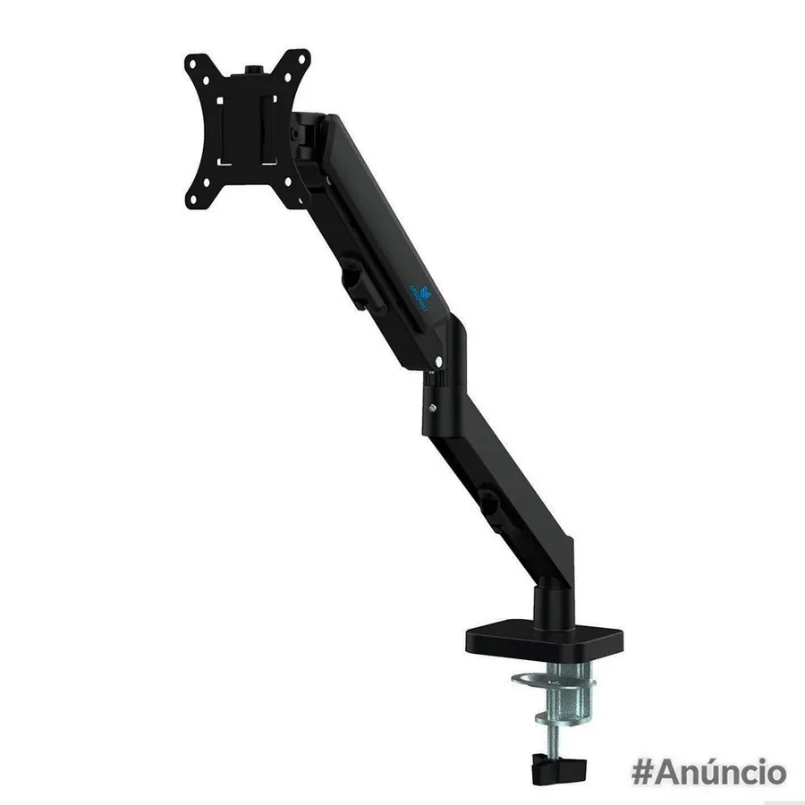 Suporte De Mesa Articulado Para Monitor De 17 A 32 Ergofirst Ajuste Com Pistao A Gas Preto G16 C012