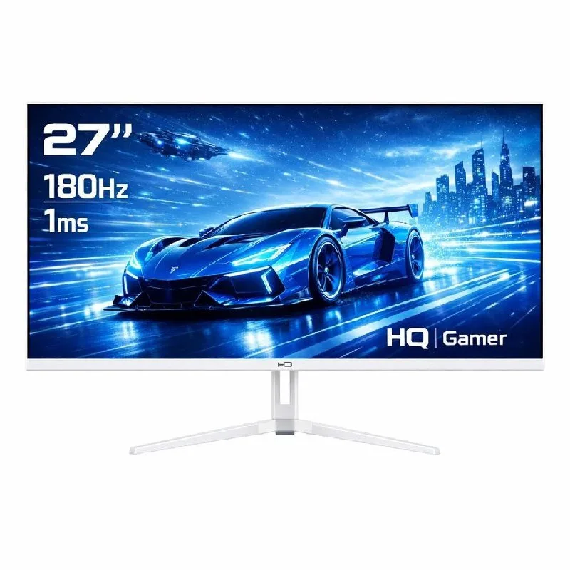 Monitor Gamer HQ 27 Branco Curvo 1ms, 200Hz, AMD FreeSync, Full HD, HDMI, DP, Frameless HQW27C200