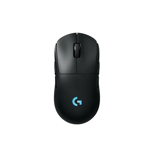 Mouse Gamer Sem Fio Logitech G PRO 2 LIGHTSPEED para Destros ou Canhotos, 4 Botões Programáveis e Removíveis, Sensor Hero 2 44K DPI, Carregamento USB-C, PCMac - Preto
