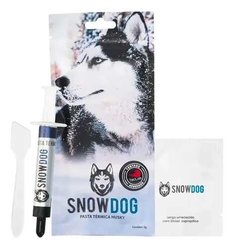 Pasta Térmica Snowdog Husky 3g Para Processadores com Seringa