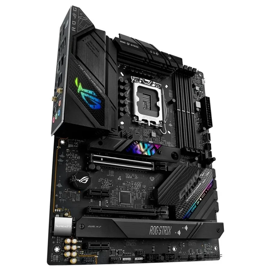 Placa Mae Asus Rog Strix B760 F Gaming Wi Fi Intel Lga 1700 Atx Ddr5 Wi Fi Preto 90Mb1Ct0 M0Eay0