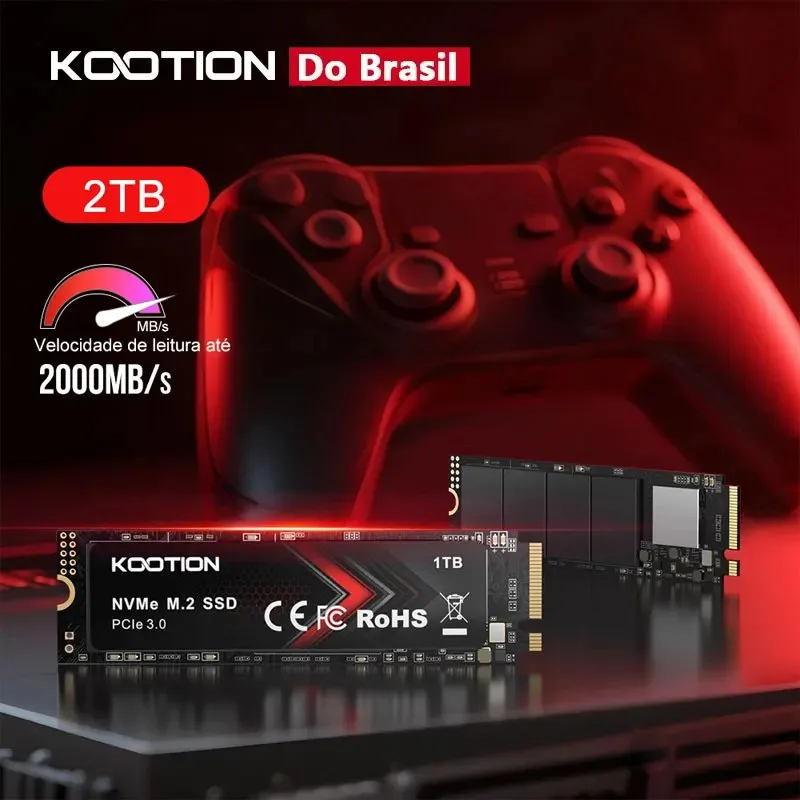 SSD NVME 512GB KOOTION M.2 Gen3 Pcie 3.0