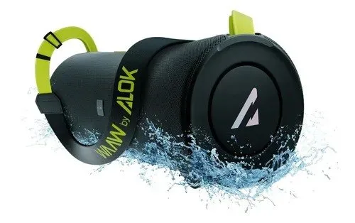 Caixa De Som Bluetooth Waaw By Alok Boom 100sb 40w 20h Ipx7 Preto
