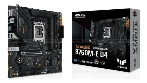Placa Mãe Asus Tuf Gaming B760m-e D4 B760 Lga 1700 Matx Ddr4