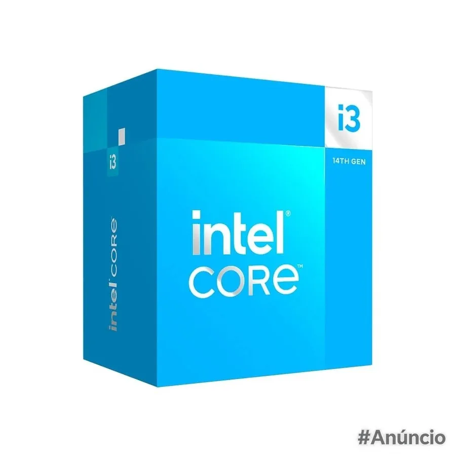 Processador Intel Core I3 14100 3 5Ghz 4 7.0Ghz Max Turbo Cache 12 MB 4 Nucleos 8 Threads Lga 1700 Com Video Integrado Bx8071514100