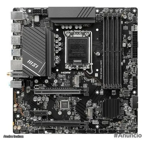 Placa-mãe Msi Pro B760m-a Wifi Lga 1700 Micro-atx Ddr5