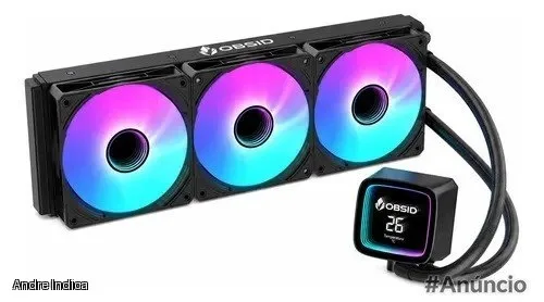 Water Cooler Obsid Pro 360 Digital Argb Amd E Intel Preto