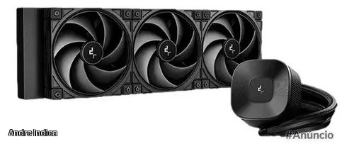 Refrigeração preta Deepcool Le360 V2 Zero Black 3400 Rpm
