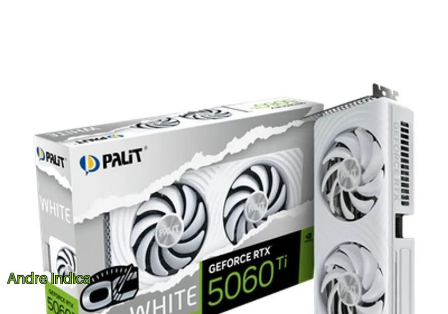 Placa de Video GeForce NVIDIA PALIT RTX 5060 Ti 8GB WHITE OC GDDR7 NE7506TU19P1-GB2062M