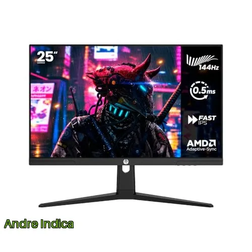 Haiz Monitor Gamer 25 144hz 0.5ms 1920x1080 Adaptative Sync FHD HDMIDP IPS VESA
