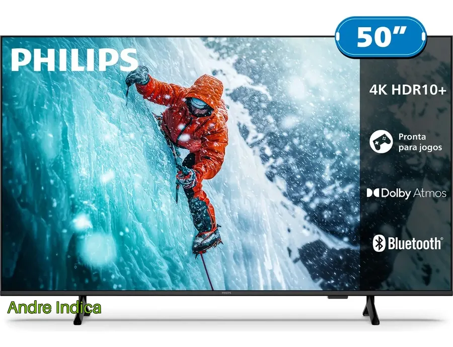 Smart Tv Philips 50 4k 50pug7300 Comando De Voz Bluetooth