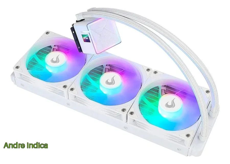 Water Cooler Gamer Rise Mode Frost Argb Rainbow 360mm Branco