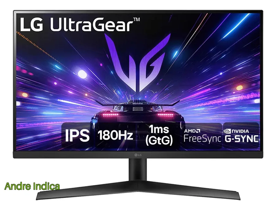 Monitor Gamer LG UltraGear 27 IPS, 180Hz, 1ms GtG, NVIDIA G-SYNC , AMD FreeSync, HDR10, sRGB 99, Preto- 27GS60F