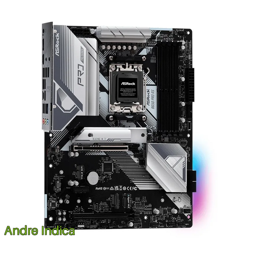 Placa Mae Asrock B650 Pro Rs Ryzen Am5 B650 Atx Ddr5 90 Mxbl10 A0Uayz