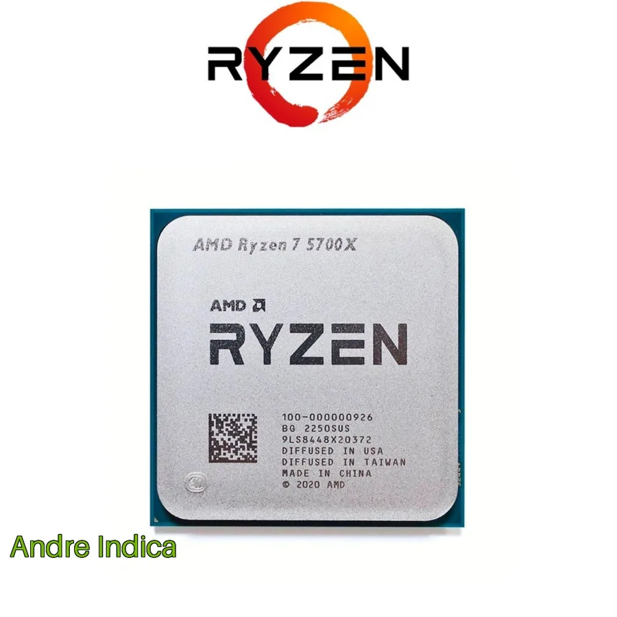 5700x Processador Ryzen 7 5700x 3.4ghz 4.6ghz Max - Novo SBox