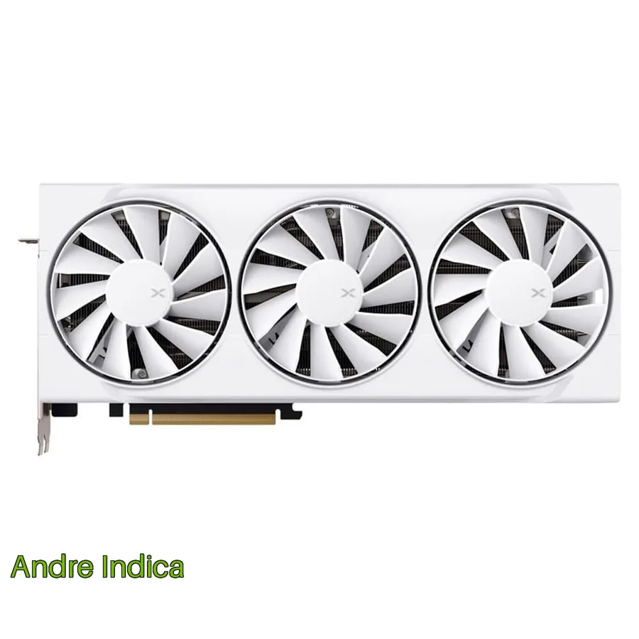 Placa De Video Xfx Swift RX 9070 XT White Triple Fan Gaming Edition With Amd Radeon 16GB Gddr6 Hdmi 3Xdp Rdna 4 Rx 97Tswf3W9