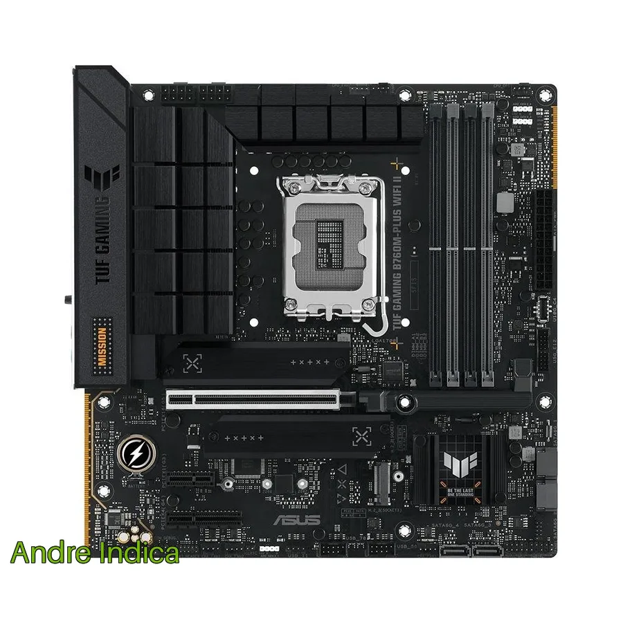 Placa Mae Asus Tuf Gaming B760M Plus Wifi Ii Intel Ddr5 Preto 90Mb1He0 M0Eay0